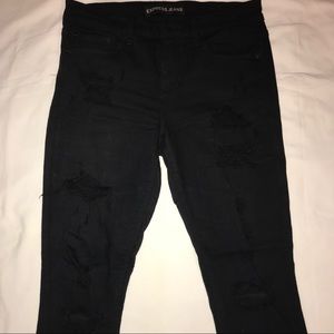 EXPRESS Black Skinny Jeans